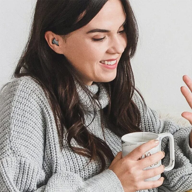 Unsichtbare kabellose Schlafkopfhörer (1 Paar)