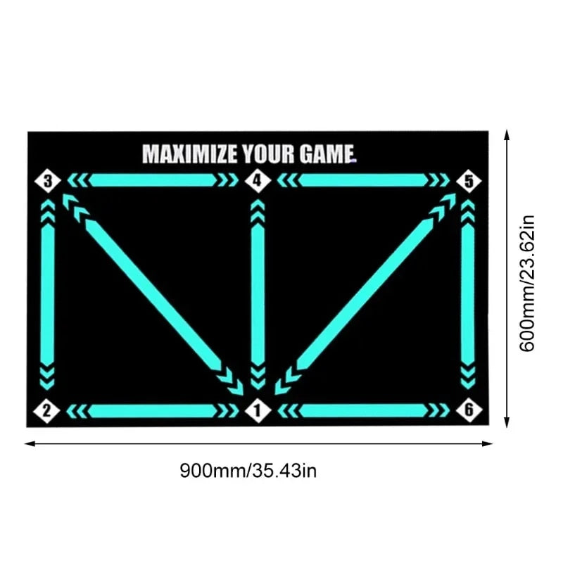 Junior Fußballfähigkeiten Matte (inklusive Trainingsvideos) - Das perfekte Geschenk für die Feiertage