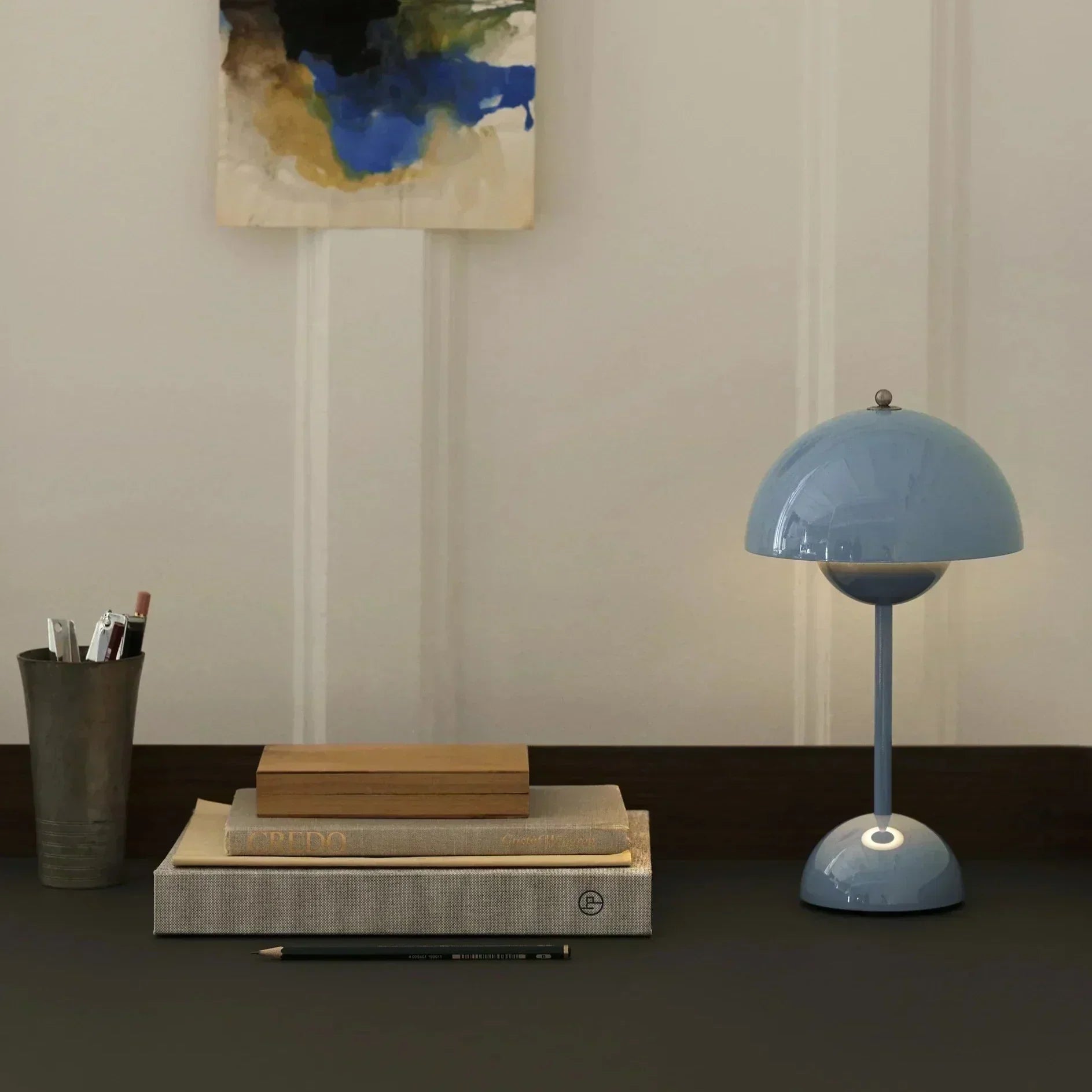 NordicGlow Luxe Moderne Pilz Schreibtischlampe