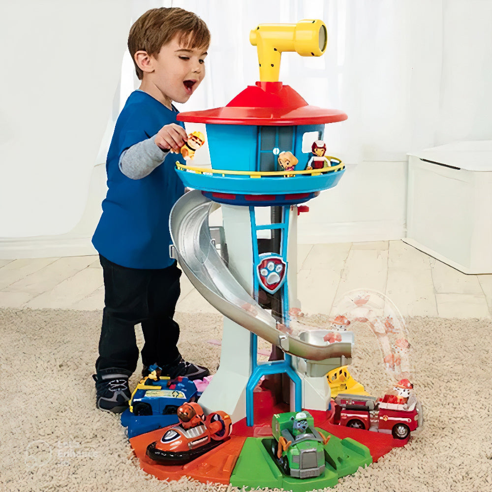 Spielzeugauto Spielturm Rutsche Lernspielzeug für Kinder