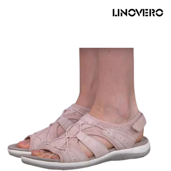Damen Bequeme Sandalen Mit Offener Spitze | Lässig