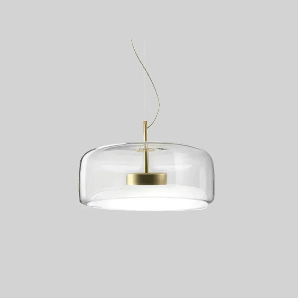 Hängelampe Glas Modern LED Pendelleuchte