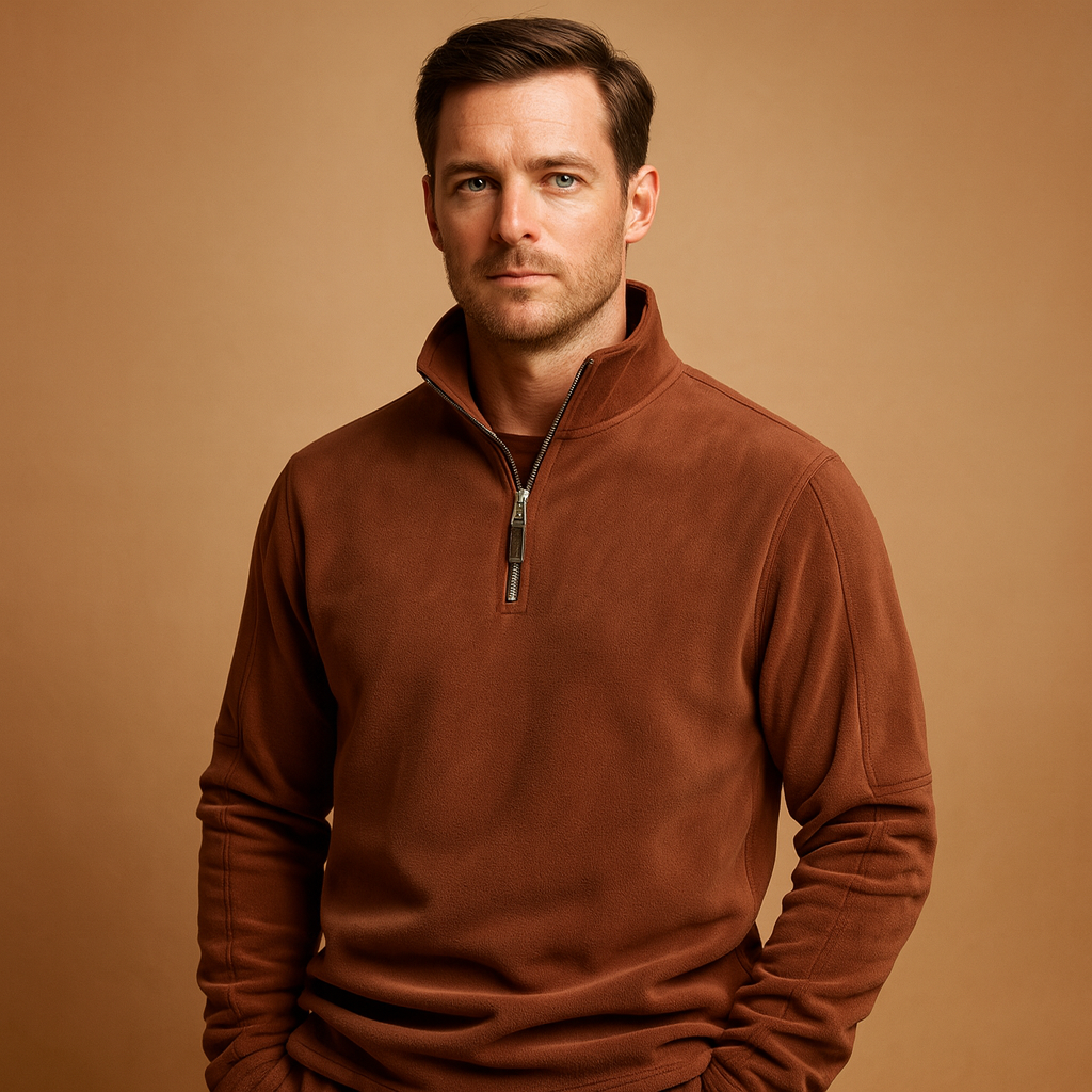 Herren Halbzip-Fleece – Warmer und Bequemer Pullover