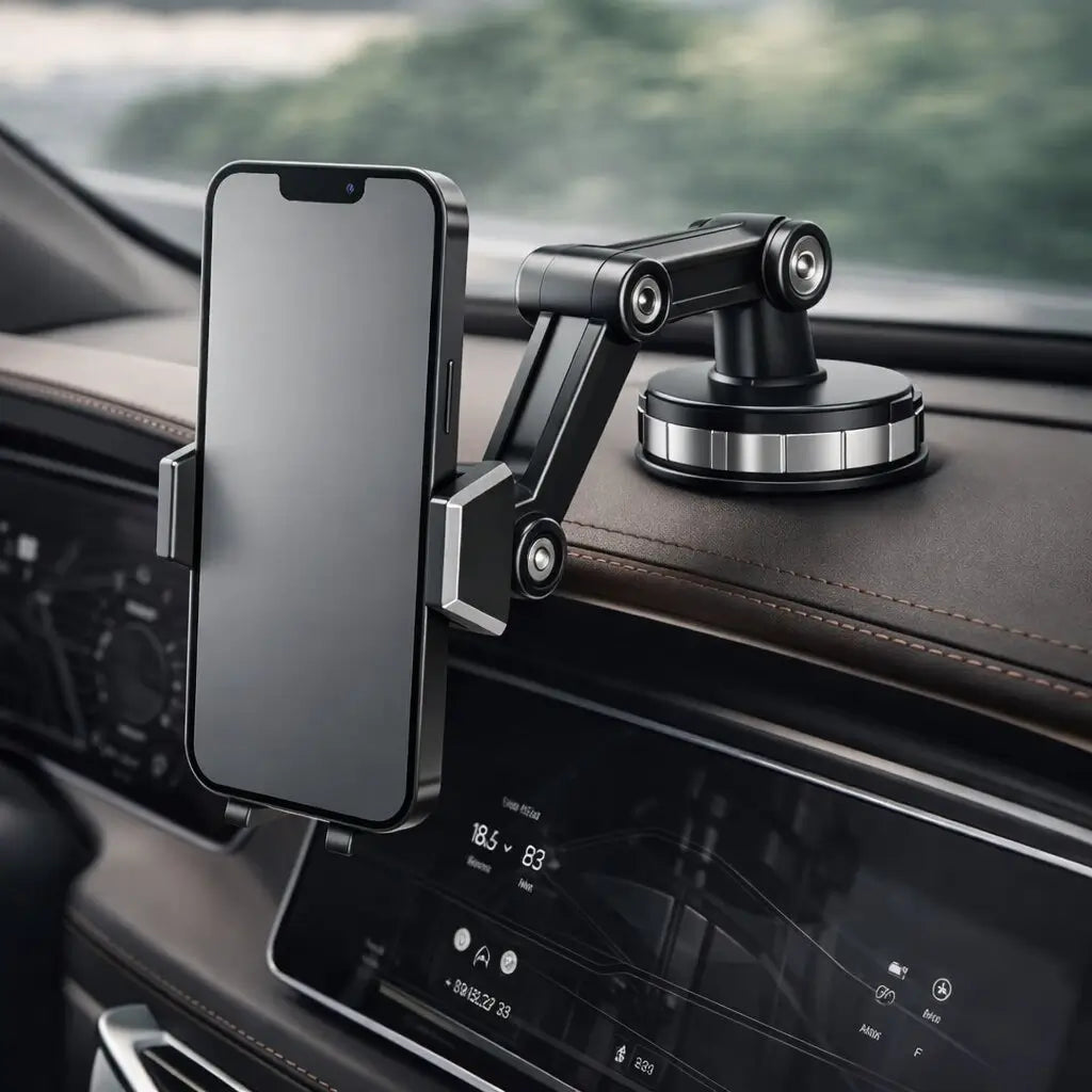 Auto-Handyhalter | Handyhalter mit Saugnapf & 360°-Drehung | LuxGrip