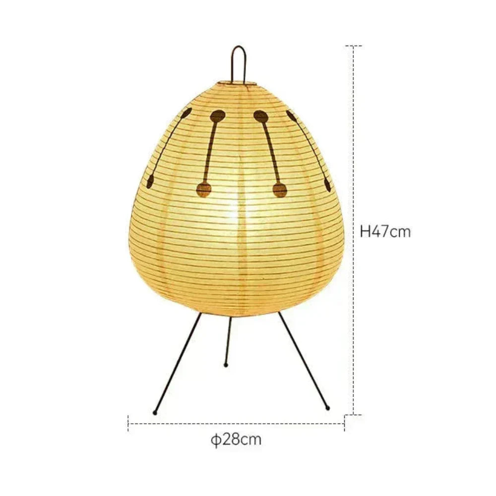 Tischlampe Reisepapier Retro Japanisches Design