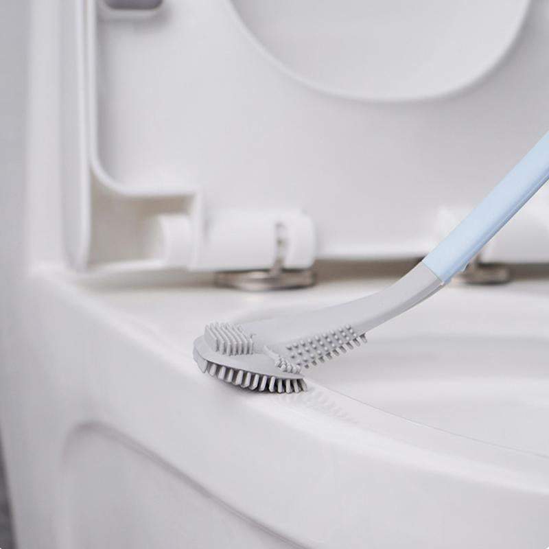 Silicon-Toilettenbürste | Toilettenbürste mit Halter | WC Bürste | Cleanova