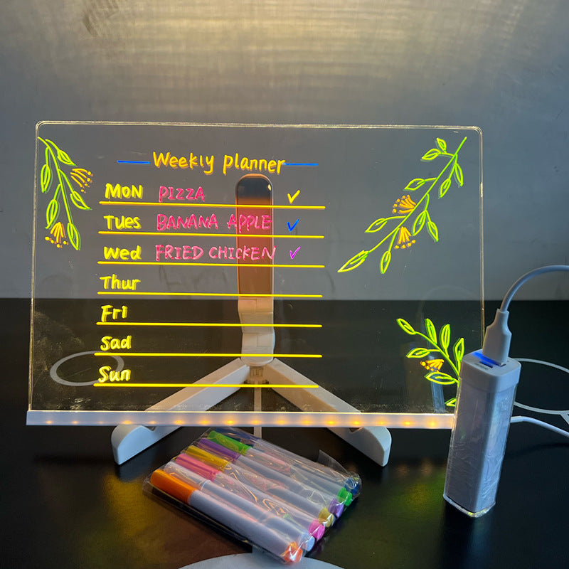 LED Schreibtafel für Kinder Beleuchtete Zeichenbrett