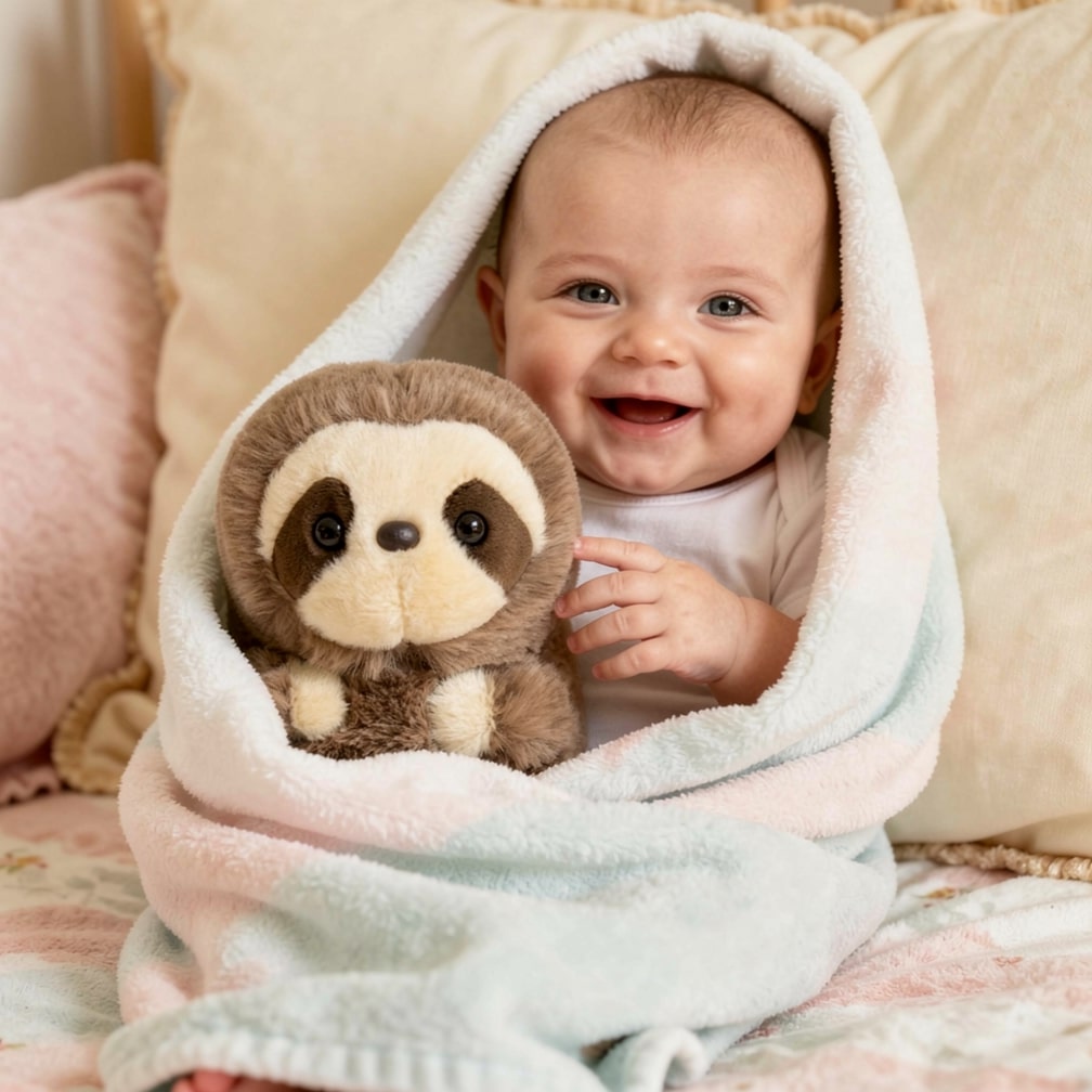 Stofftiere für Babys | Mini Faultier Plüschspielzeug | MiniFauli