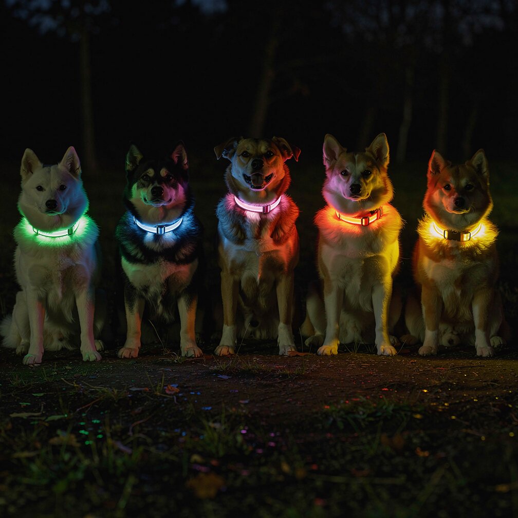 Glow-Halsband für Hunde | LED-Hundehalsband | GlowHund