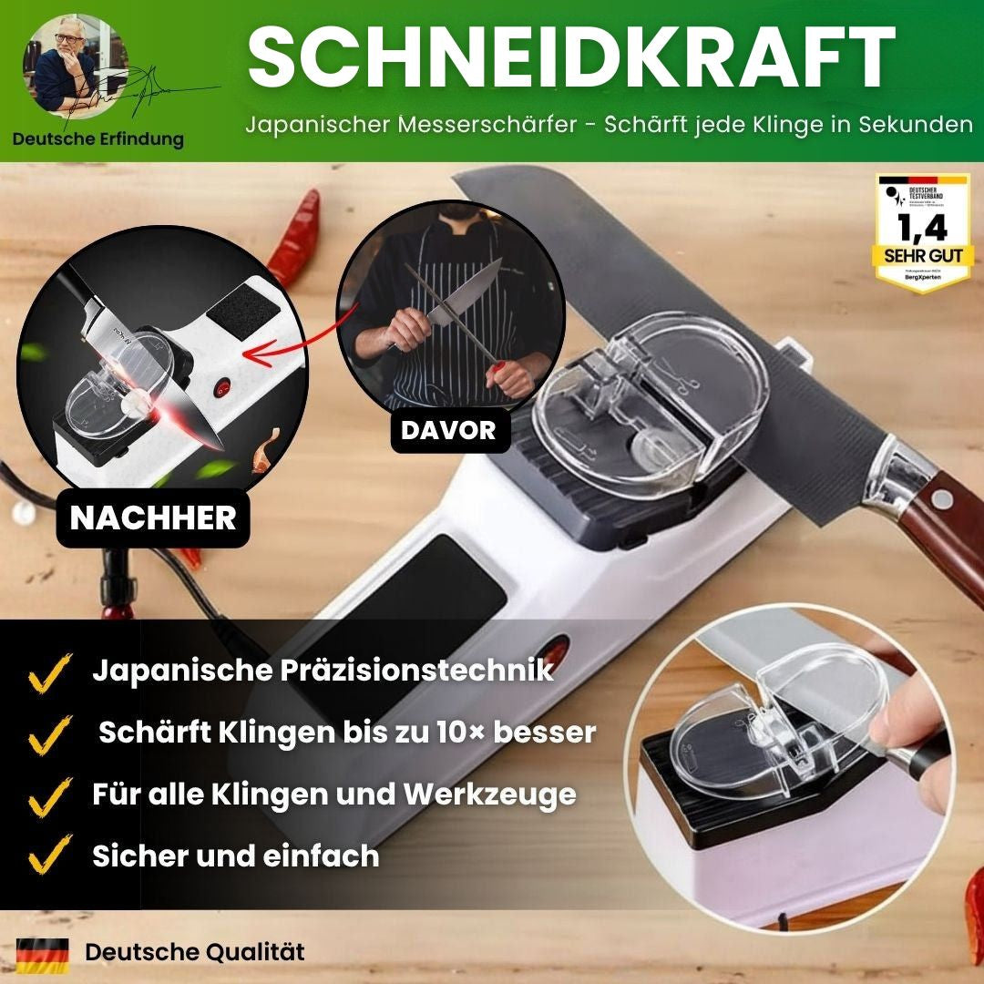 Messerschärfer | Einfaches Messerschärfen | Elektrischer Messerschleifer | Scheidkraft