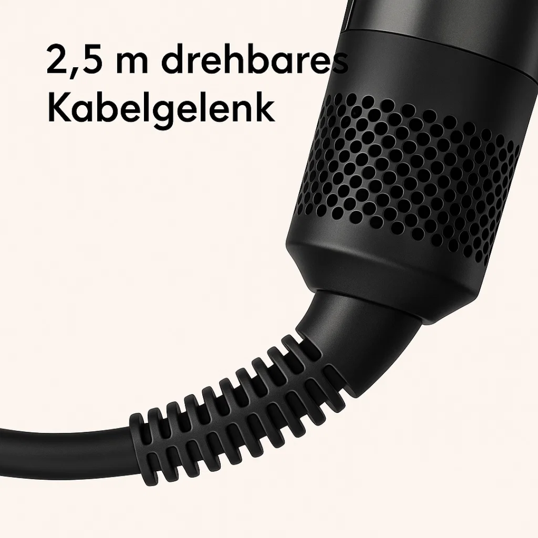 2-in-1 Föhn- und Glätteisen für müheloses Haarestyling