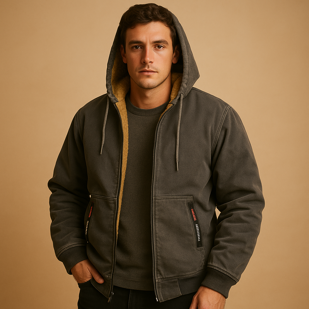 Herren Zip-Up Cardigan – Warm & Vielseitig Strickmode