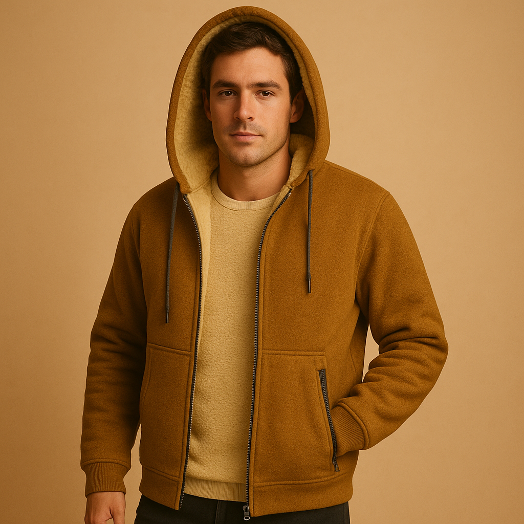 Herren Zip-Up Cardigan – Warm & Vielseitig Strickmode