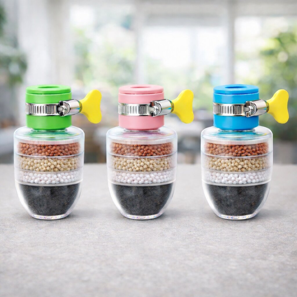 Wasserfilter für den Wasserhahn zu Hause | Trinkwasserfilter für sauberes Wasser | PureFlow