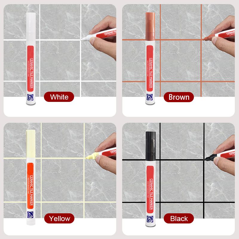 Ripob | Professioneller Fugenstift für Keramiktitel | Anti-Schimmel-Formel | Wasserfest & Lichtbeständig | Wasserbasierte Tinte | Inklusive Versiegelungseffekt