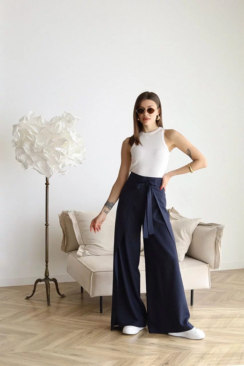 Lina™ – Weite Leinenhose