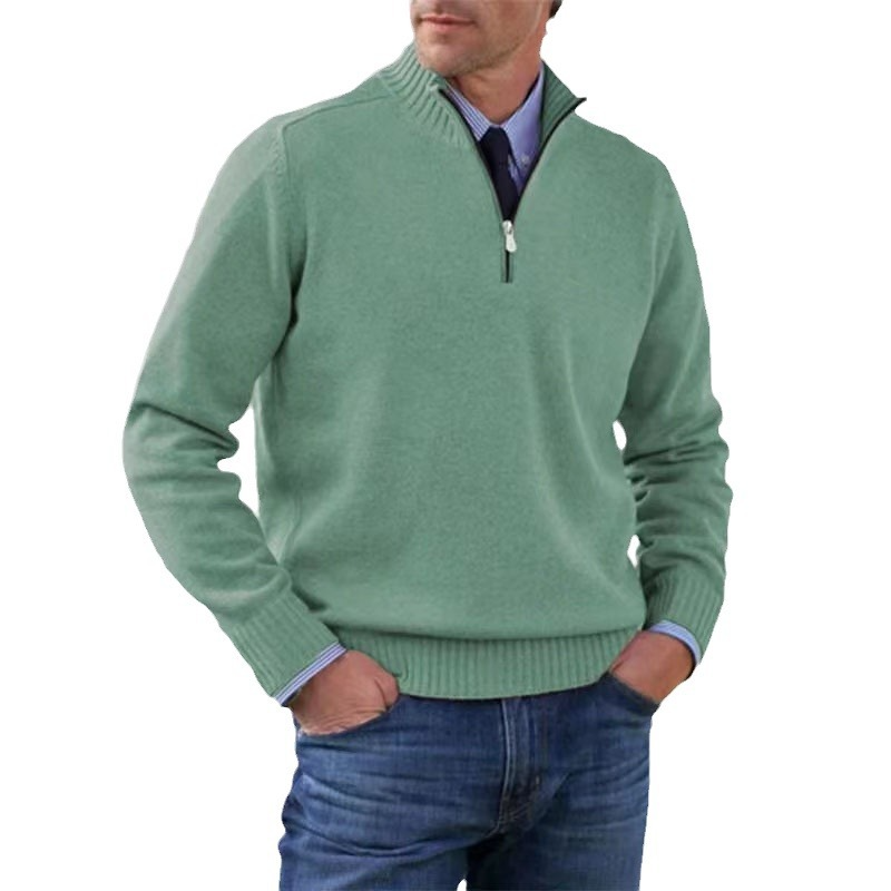 Herren-Half-Zip-Pullover | Strukturierte Passform und alltägliche Wärme