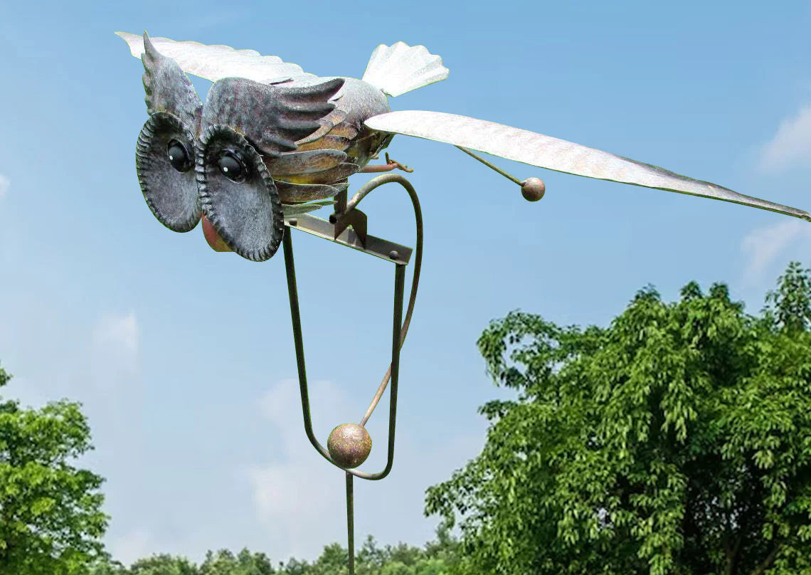 Metallvogel - Dekorative Gartenornamente
