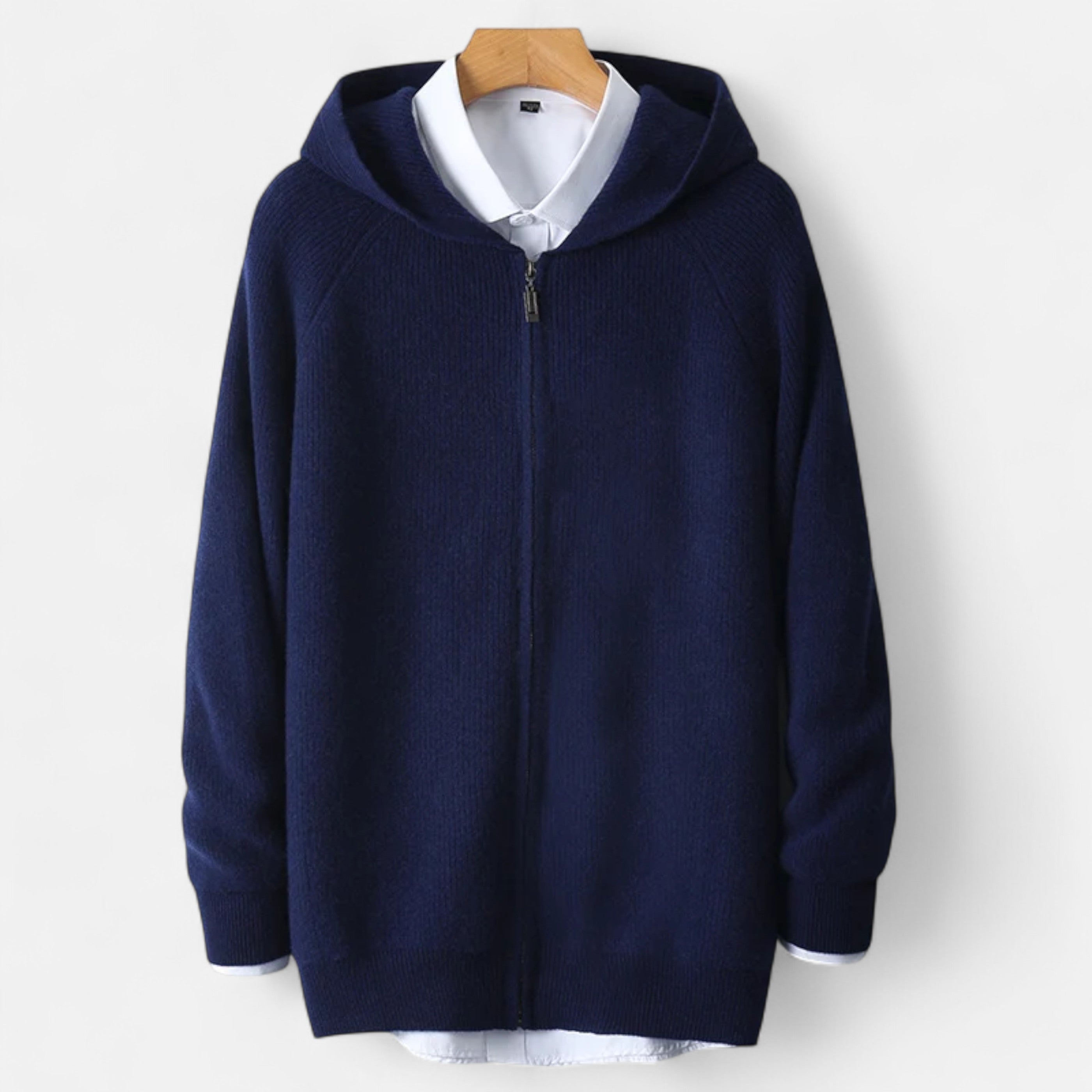 Herren Kapuzenpullover mit Reißverschluss | Warm, Raffiniert & Ideal für kalte Jahreszeiten