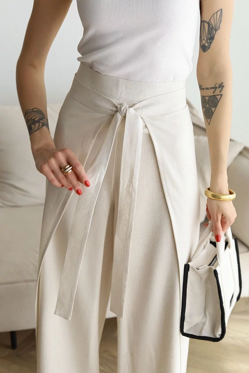 Lina™ – Weite Leinenhose