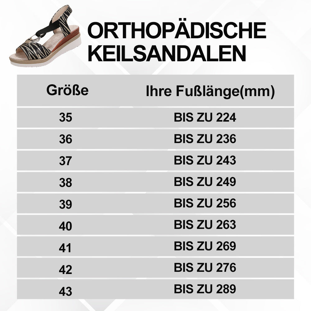 Orthopädische, Stilvolle Keilsandalen Für Zusätzlichen Bequemlichkeit