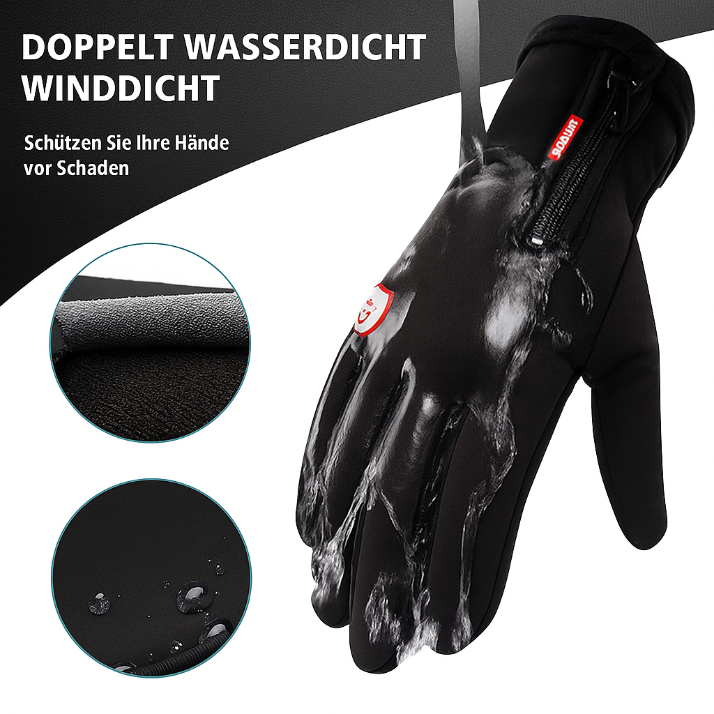 Heated Gloves Winter Thermal Waterproof Touchscreen Warm Grip