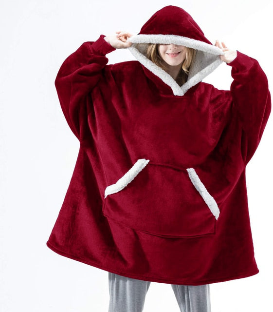 SherpaComfort XXL Hoodie | Extra warme Sherpa-Fleece für ultimativen Komfort