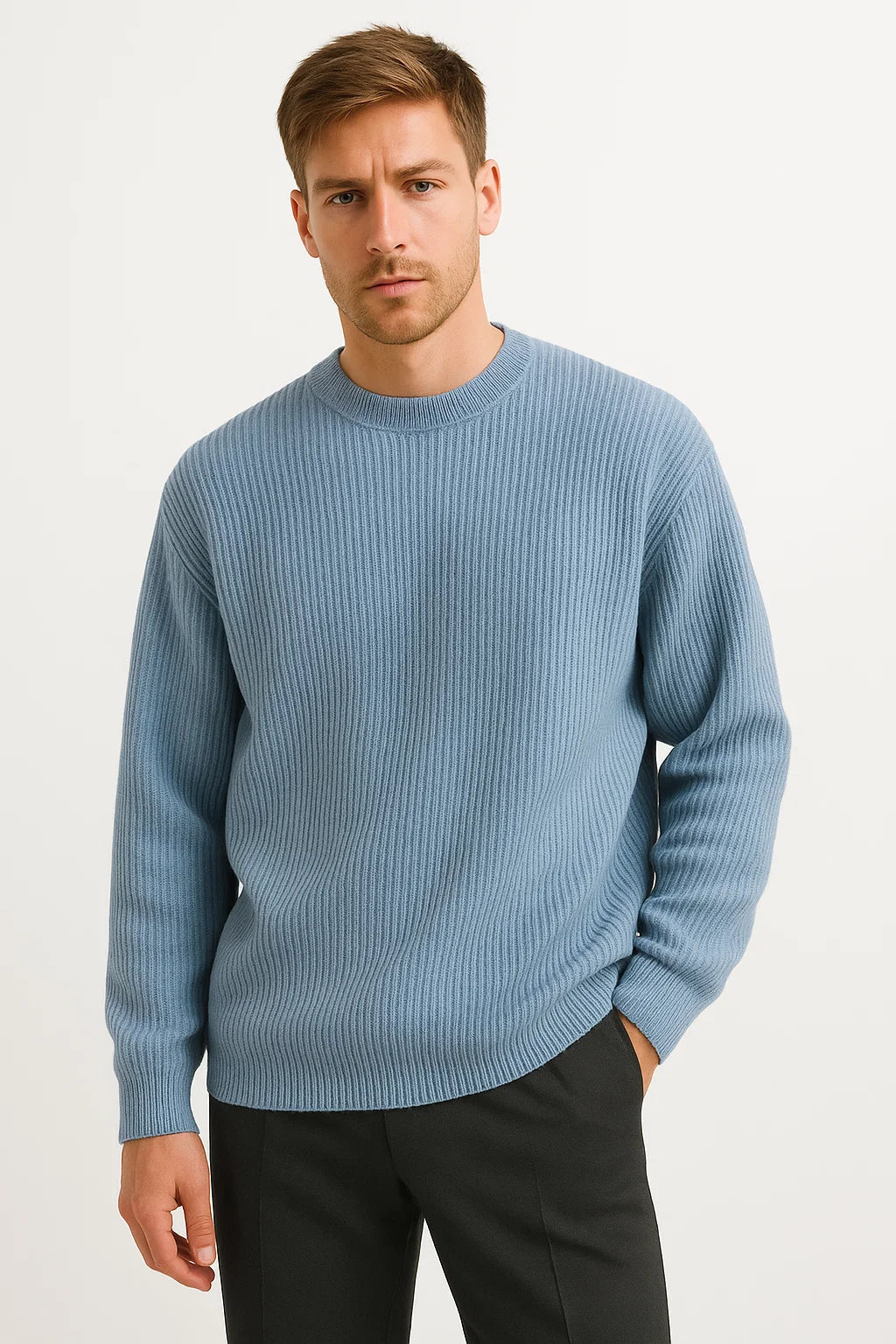 Strickpullover für Männer | Oversized Fit & Rippstruktur