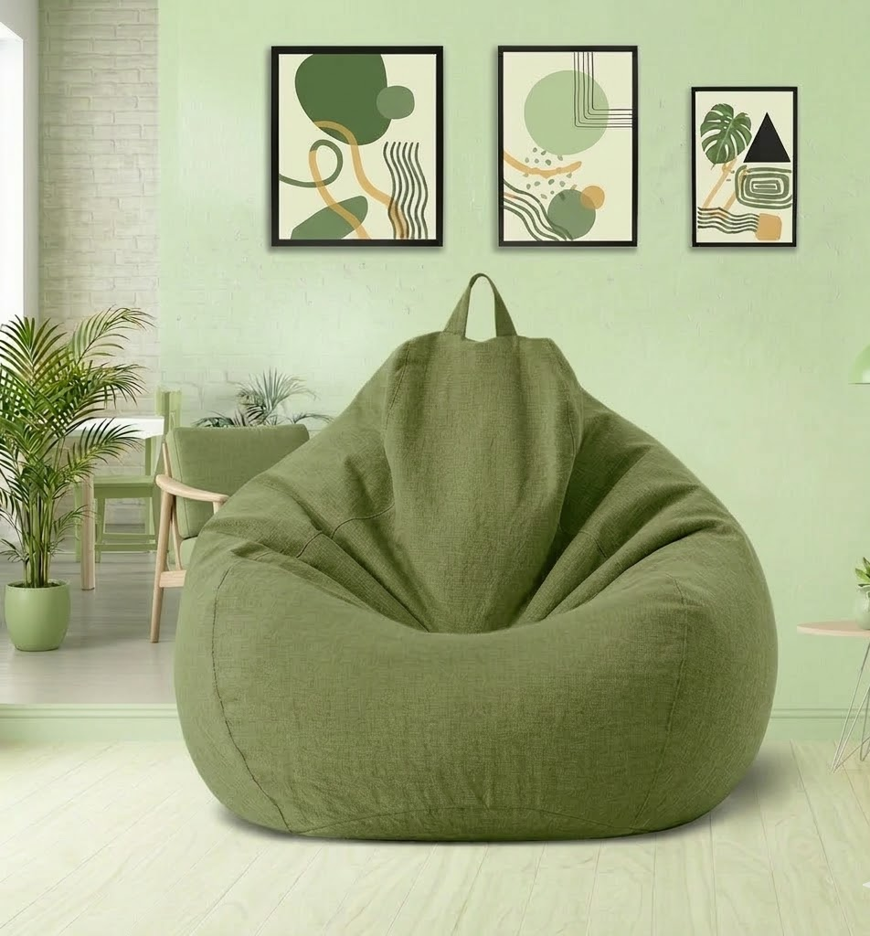 Sitzsack Wohnzimmer Ergonomischer Komfort Entspannung zu Hause