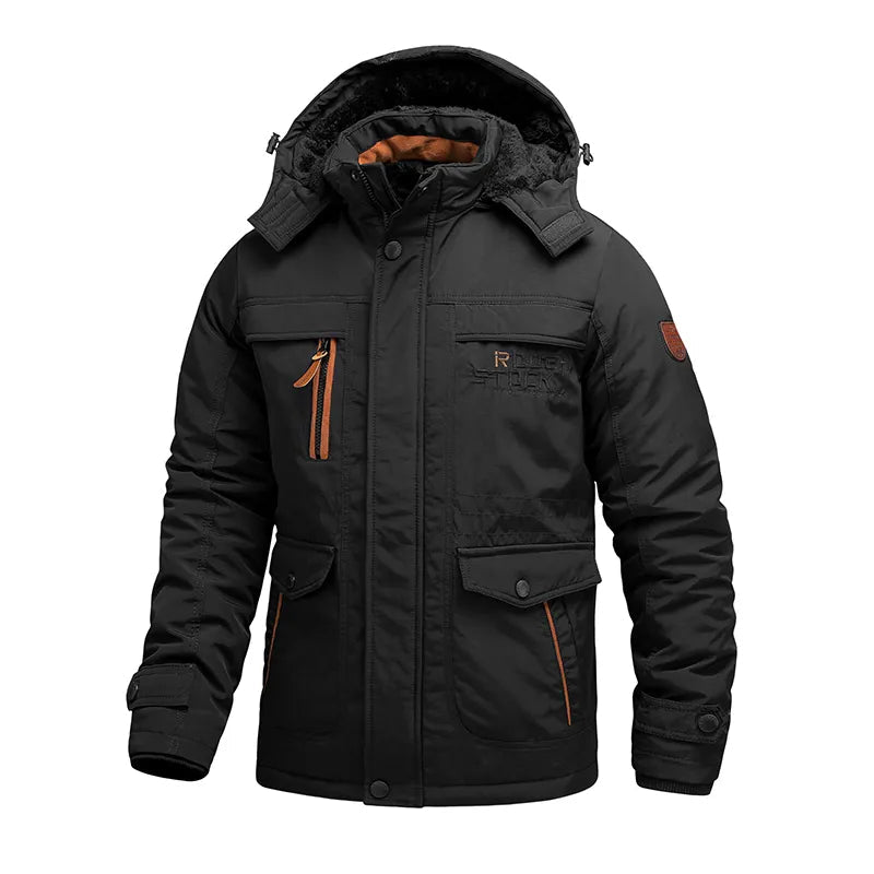 Herren isolierte Winterjacke | Wetterbeständiges Design und täglicher Schutz