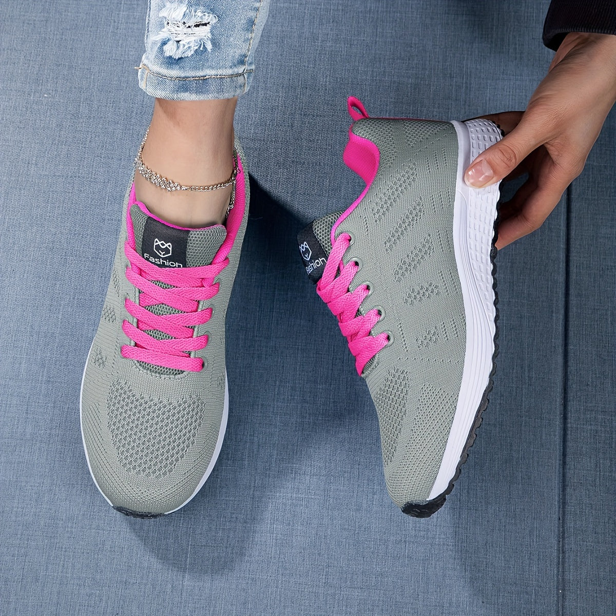 Damen Atmungsaktive Sportschuhe | Leichtes Design und Moderner Stil