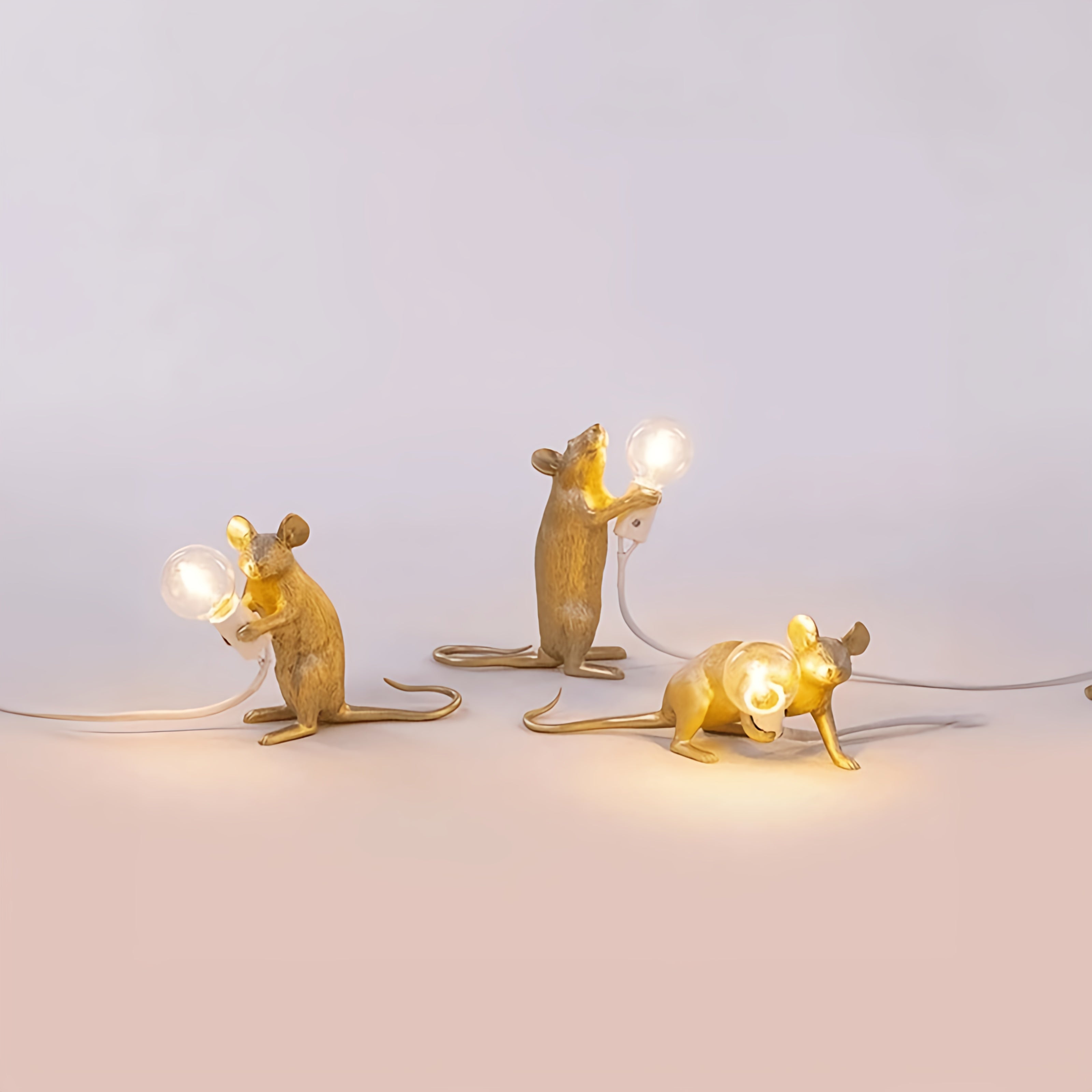Dekorative Harztischlampe Tierfigur