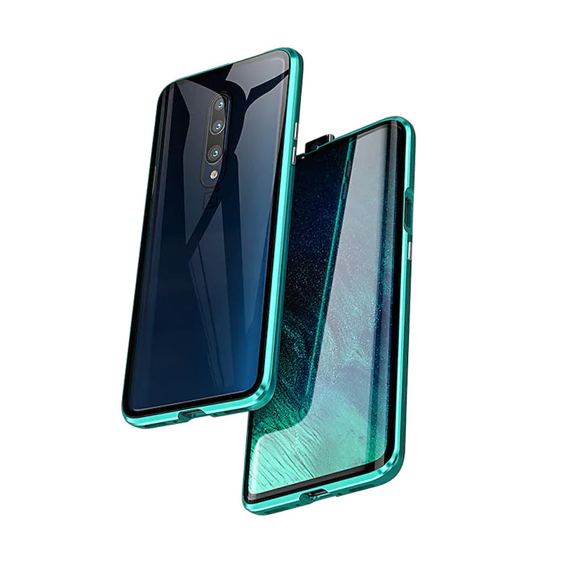 Magnetische gehärtete Glas-Doppelseitige Handyhülle für Samsung
