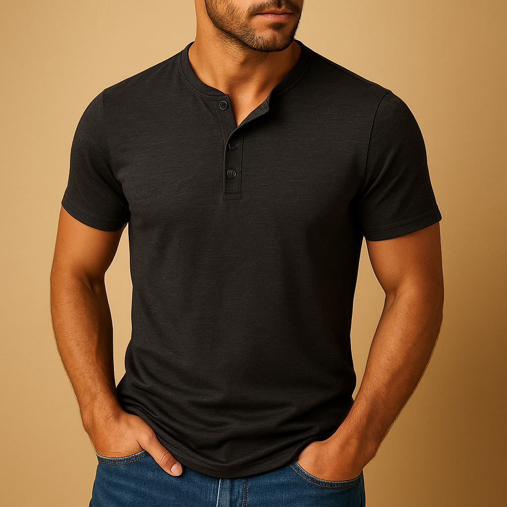 Herren Freizeit Baumwoll T-Shirt | Weiches Gefühl und Alltagskomfort