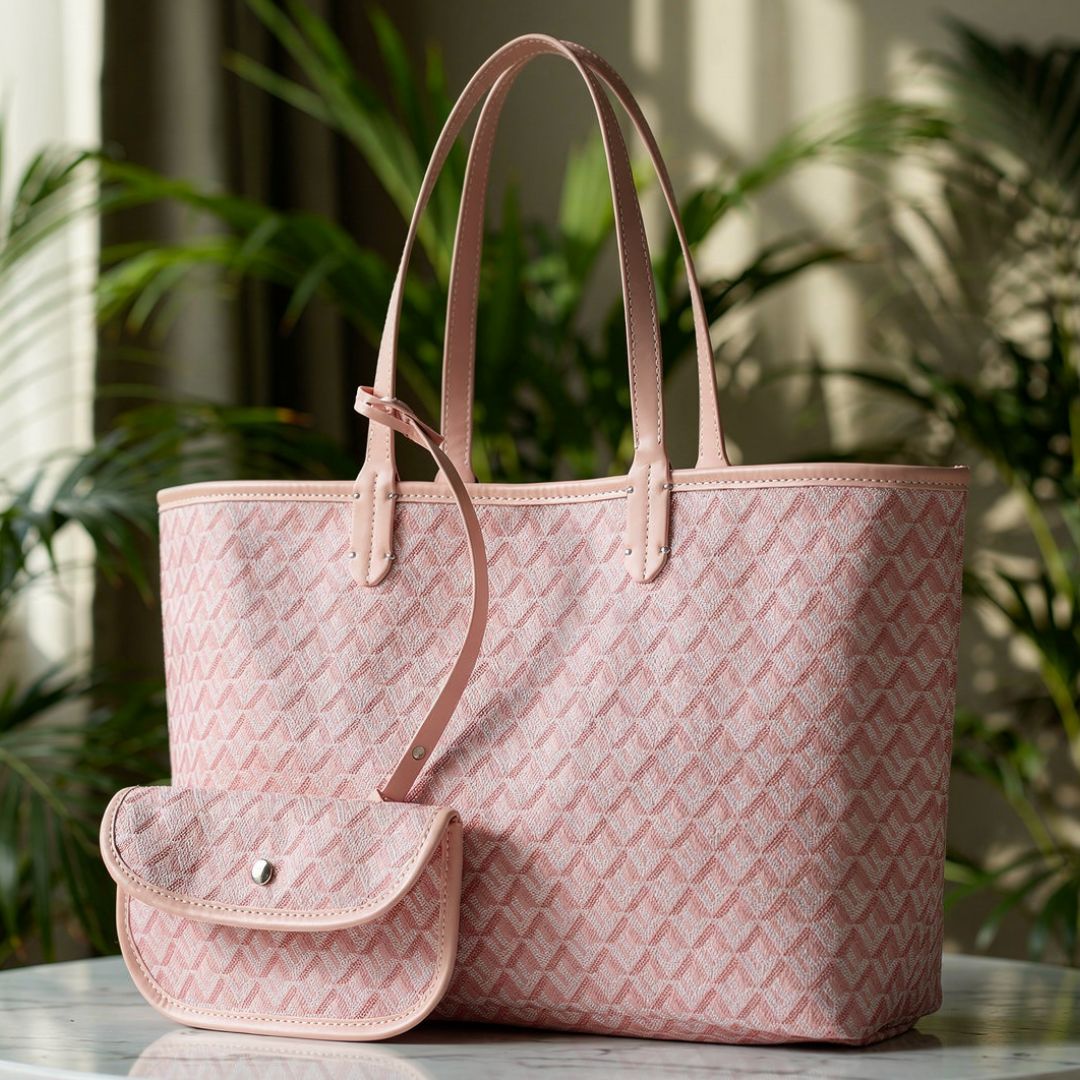 Lässige Umhängetasche für Damen | Tote Bag Set | PureTote