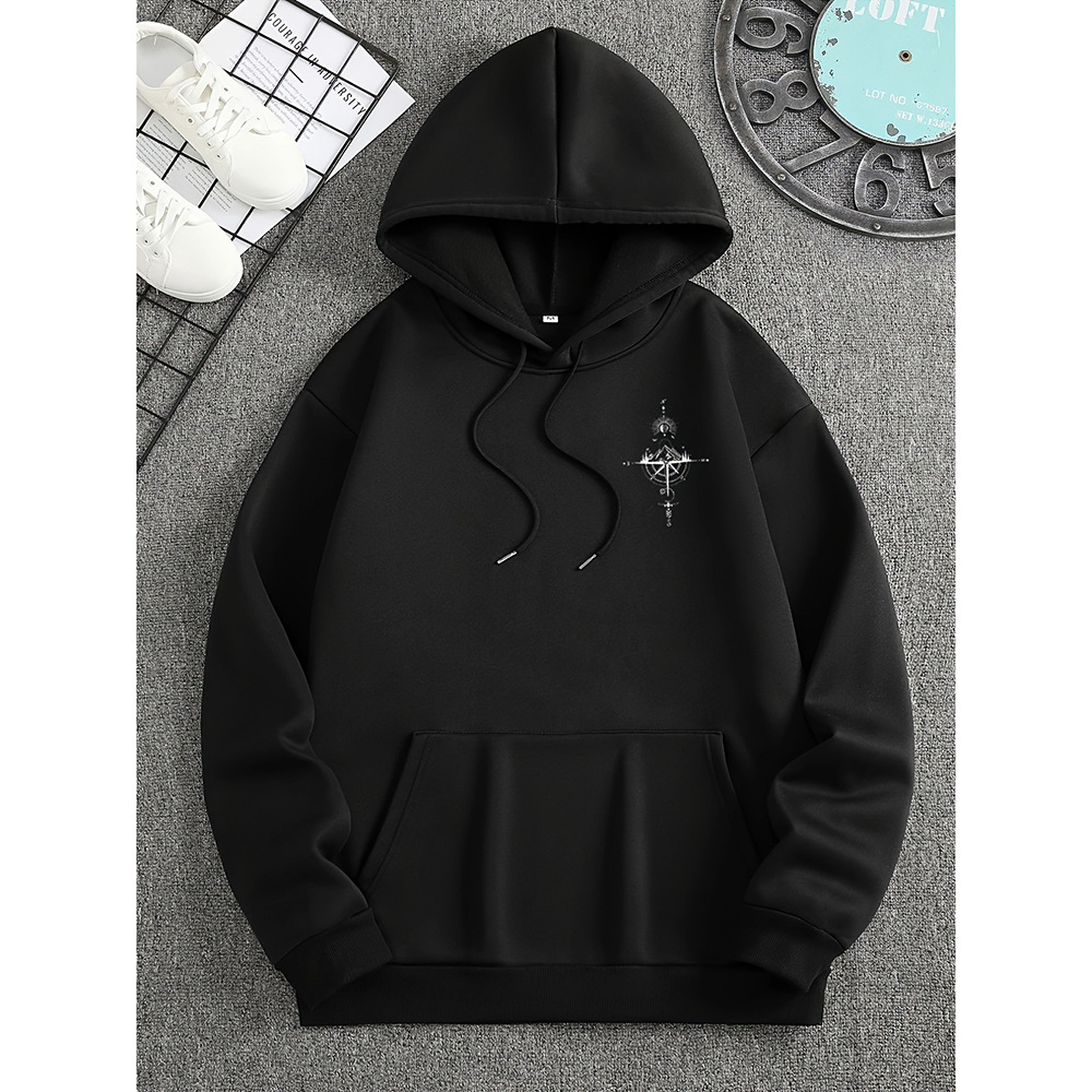 Herren Hoodie | Komfort, Stil und ein mutiges Kompass-Design