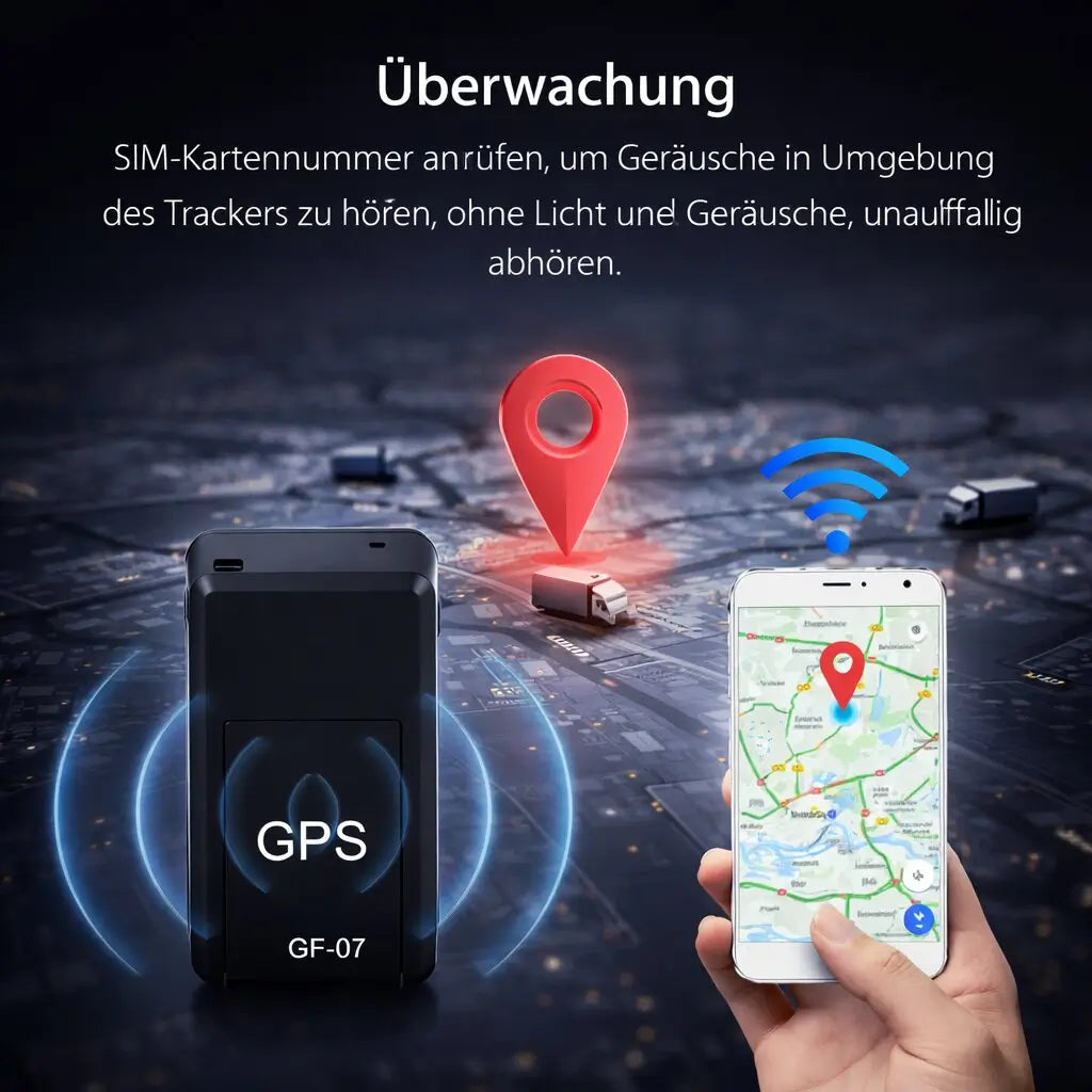 GPS Tracker für Auto | Mini GPS Tracker ohne Abo | Locaro