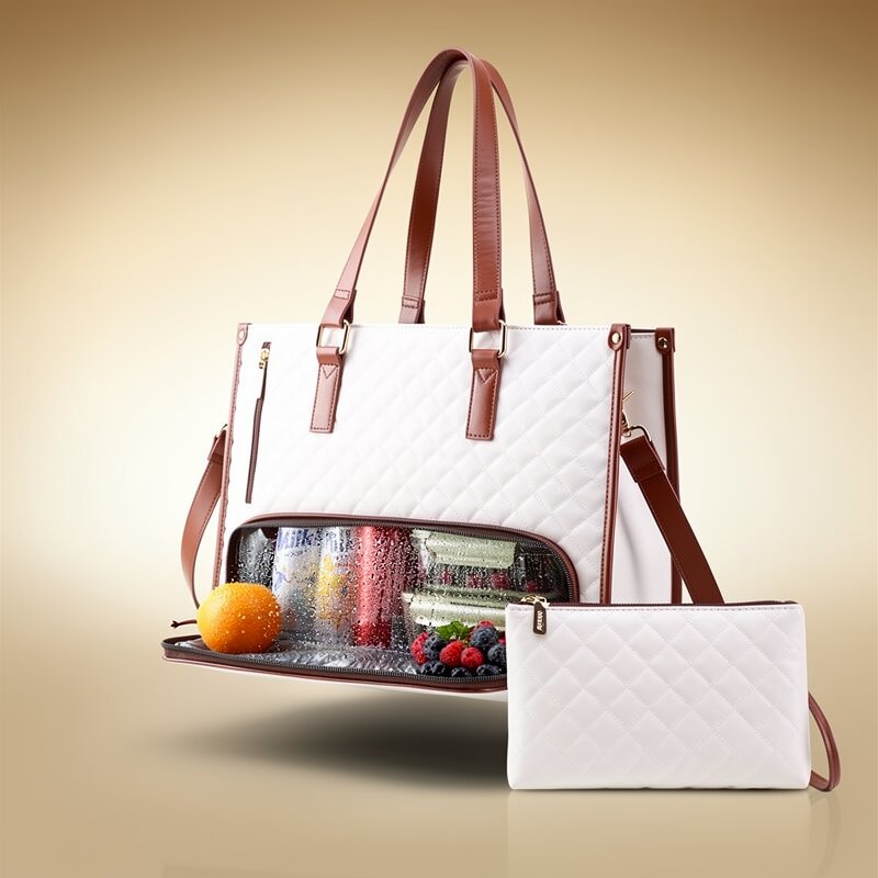 Handtasche mit Kühlfach für Frauen | Umhängetasche mit Kühlfunktion | FreshLuxe