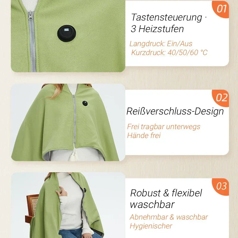 Heizdecke mit 3 Stufen | Elektrische Decke | HeatBlanket