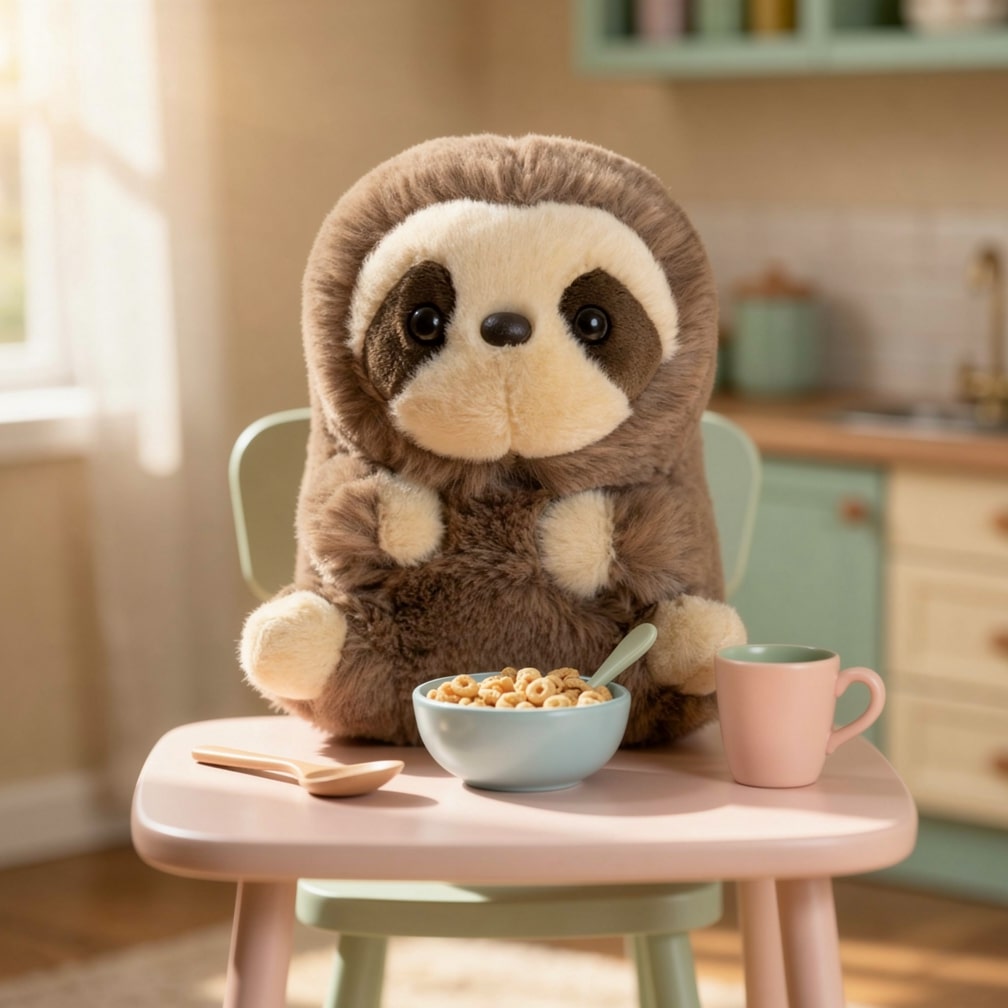 Stofftiere für Babys | Mini Faultier Plüschspielzeug | MiniFauli