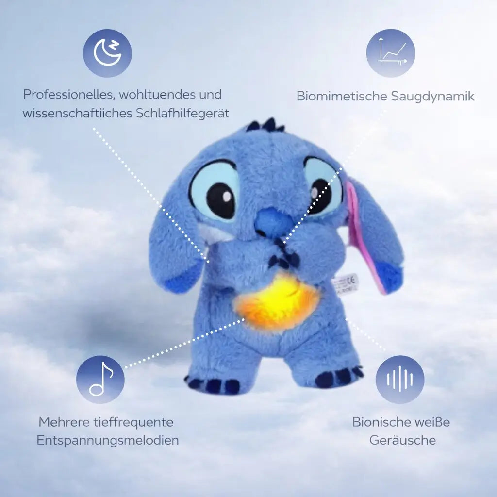 Kuscheltier mit Atemfunktion für Babys und Kinder | Beruhigendes Plüschtier | Schnugi