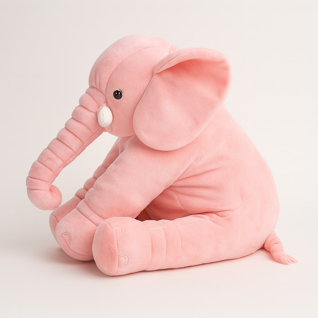 Kuscheltier für Kinder und Babys | Plüschspielzeug mit weichem Stoff | Mini-Elefant