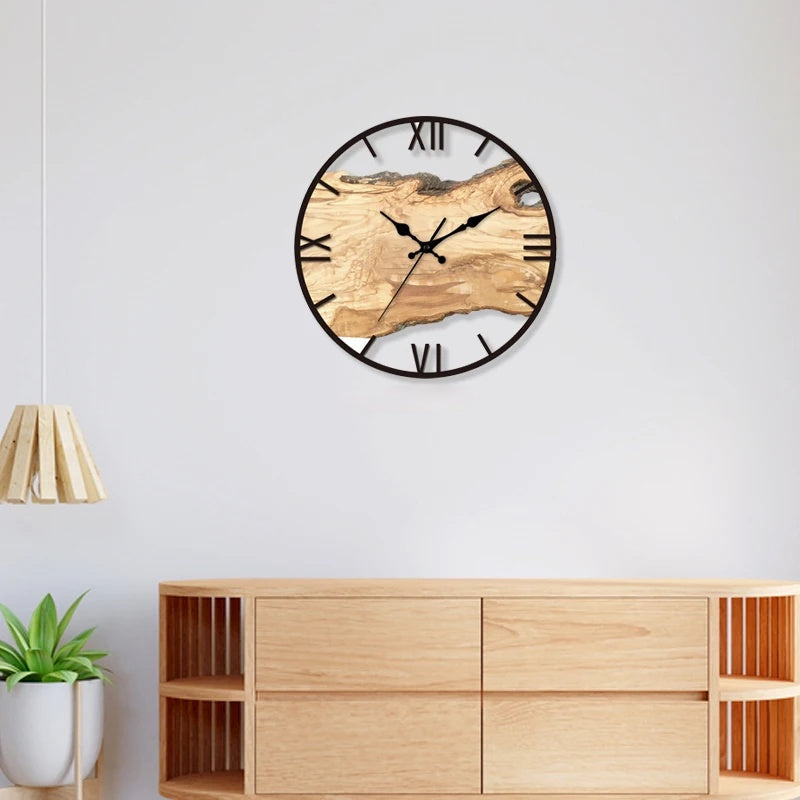 Transparente Wanduhr