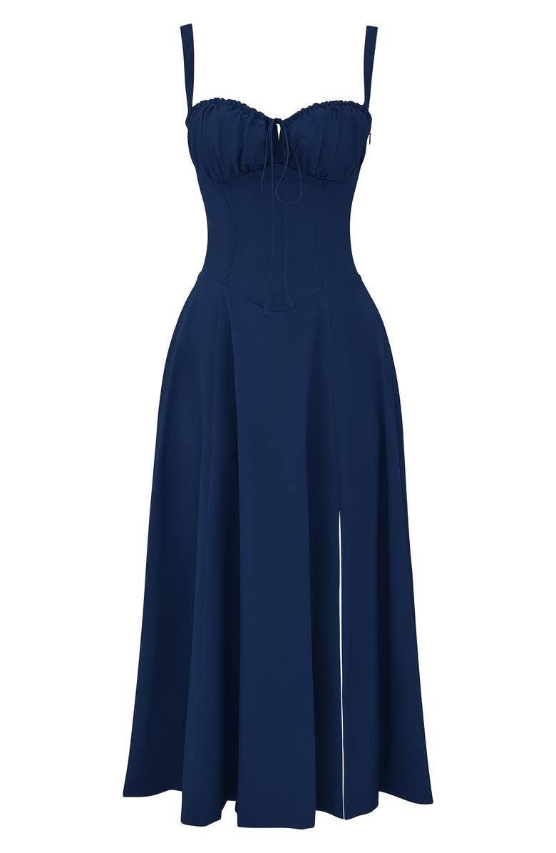Korsett Midi Kleid für Frauen | Elegante Silhouette