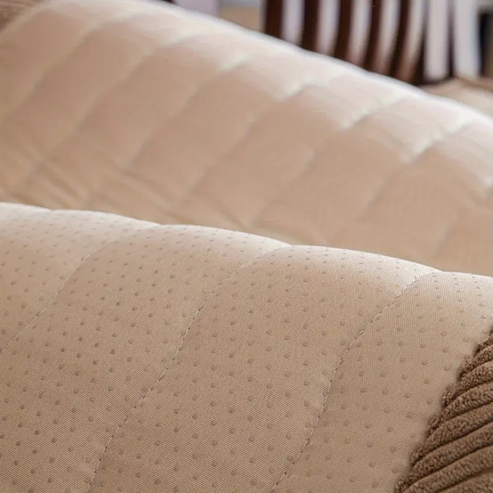 Plüsch Sofaüberwurf | Überwurf für Sofa | Sofa Decke | Sofina