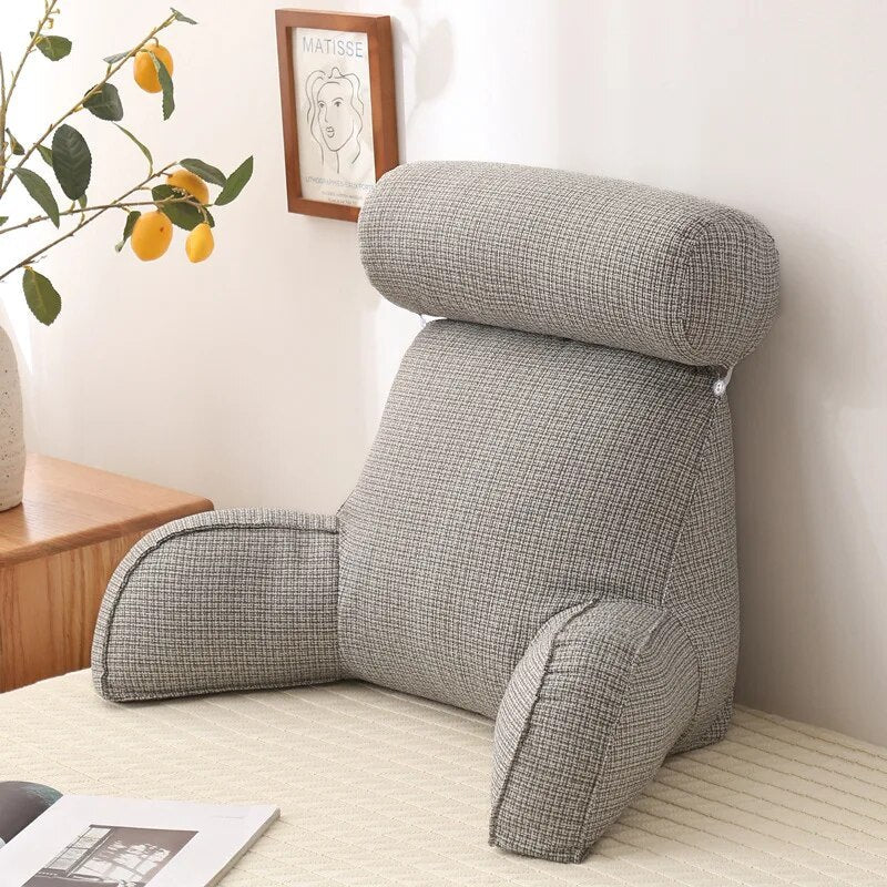 Rücken Kissen & Lesekissen | Kissen für Bett & Sofa mit Armlehnen | Relax Kissen