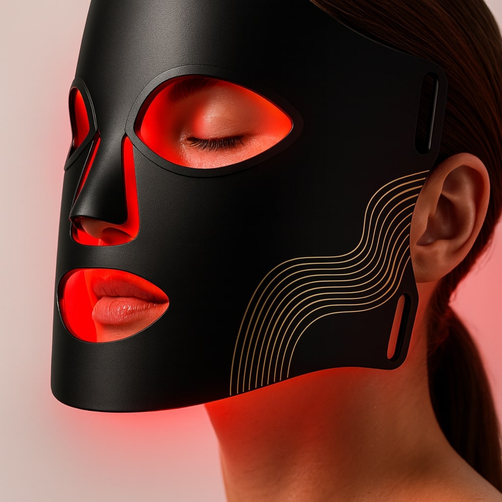 Rotlichtmaske | LED-Gesichtsmaske | Lichttherapie für die Haut | SkinGlow