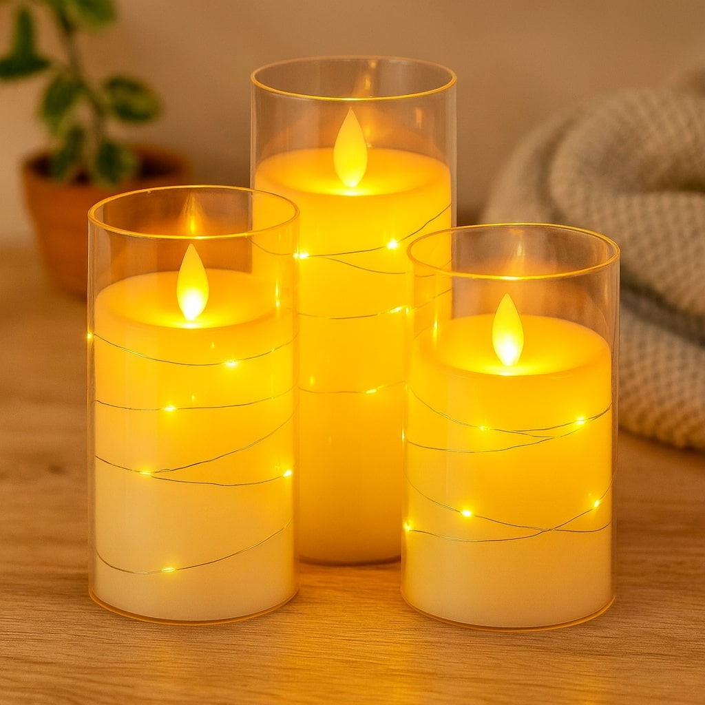 LED-Kerzen mit Fernbedienung & Timer | LED-Kerzen-Set | ScheinLicht