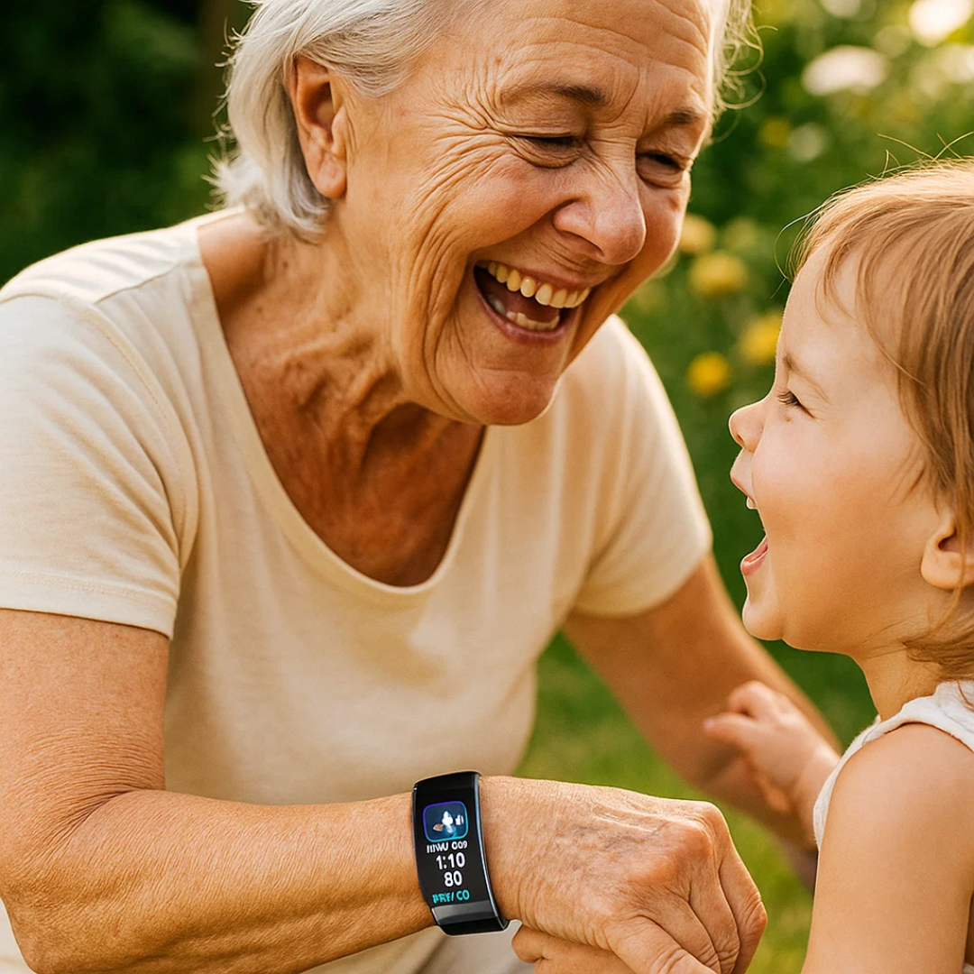 Intelligentes Gesundheitsarmband mit EKG & Schlafanalyse