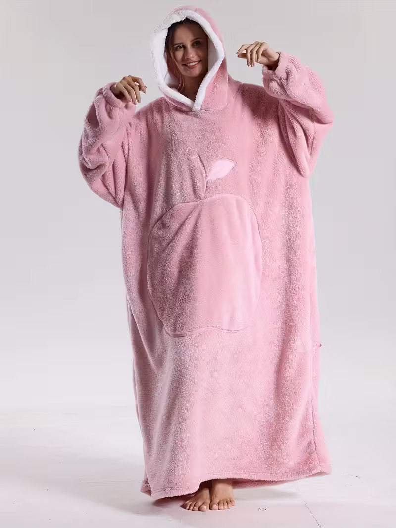 Kapuzendecke | Decke mit Ärmeln | Tragbare Decke Hoodie | WarmHood